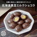 前田家 冷蔵 北海道黒豆ミルクショコラ ベルギー産ミルクチョコレート 北海道産黒豆 大豆 煎り大豆 黒大豆 煎り黒豆チョコボール 手土産 お菓子 おやつ バレン...