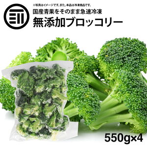 [全品ポイント3倍] 前田家 無添加 ブロッコリー 冷凍 計2.2kg 550g×4袋 国産 九州産 カット ばらバラ ぶろっこりー 緑黄色野菜 冷凍野菜 カット野菜 時短 弁当 簡単 便利 美容 ビタミン カロテン サラダ お徳用 家庭用 業務用 買い回り 買回り