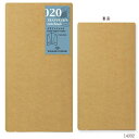 トラベラーズノート リフィル クラフトファイル レギュラー スタンダード サイズ 020/TRAVELER'S Notebook 14332 日本製