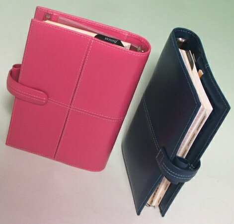 2006年新色　ピンク・フレンチネイビーFILOFAX CROSS ファイロファックス　クロスバイブルサイ...