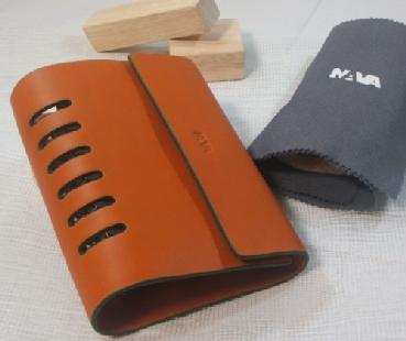 NAVA　Soft　ココア　ミニ6穴サイズ（ポケットS）　システム手帳