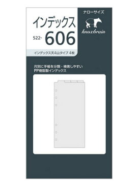 システム手帳 リフィル ナローサイズ(能率ウィック対応) インデックス