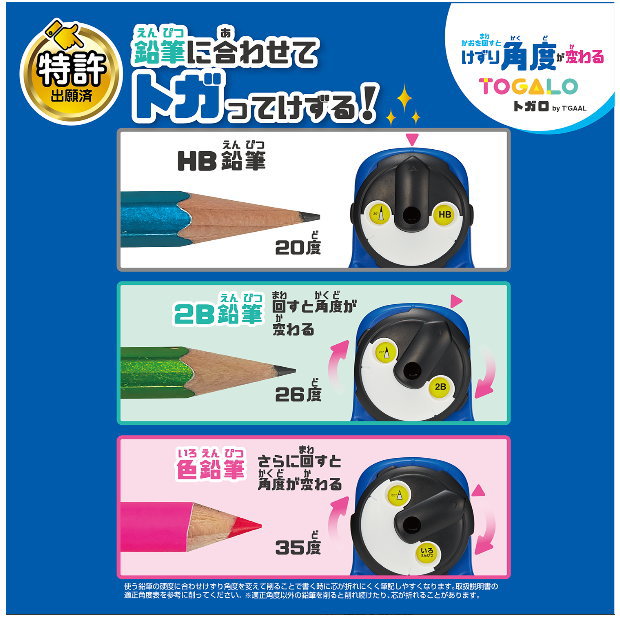 トガロ 鉛筆削り おすすめ 子供 手動 小学生...の紹介画像3