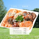 【ポイント10倍！4/27 9:59まで！】特製タレ漬け 国産牛ホルモンセット(シマチョウ・ぷるぷるホルモン・ミックスホルモン)[500g] 送料無料 お試しセット 国産 食べ比べ B級グルメ お徳用 大容量 焼肉 味付き タレ 脂付き 牛もつ 牛肉 小腸 大腸 上ホルモン シロコロ BBQ 2