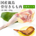 国産親鶏 骨付き鶏もも肉 5本セット[1本 200g〜250g×5本](冷凍/切込入り) 骨付き鳥 親鳥 親どり 鳥足 鶏足 チキンレッグ ひね足 ひねどり 業務用 かたい 骨付きモモ肉 BBQ バーベキュー キャンプ アウトドア 鍋 なべ 精肉 生肉 グルメ