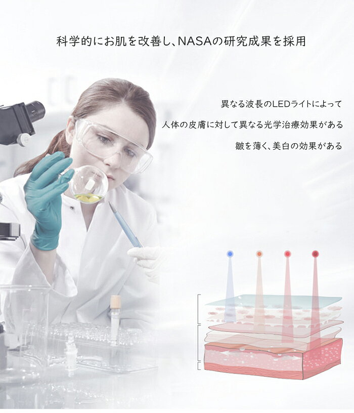 LED美容器 光美容 美顔器 フェイスケア 家庭用 毛穴ケア LEDライト搭載 おうちエステ スキンケアサポート 目元ケア フェイス用 軽量 USB充電式 コンパクト プレゼント ギフト maelove-10000032 Maelove サンプル画像3