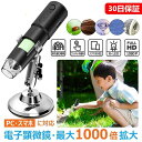 WIFI デジタル 顕微鏡 マイクロスコープ 50-1000X倍率 1080P 充電式usb 電子顕微鏡 拡大鏡 内視鏡 8 LED IOS Android Windows対応 頭皮検察/動植物と微生物観察/基板修理/肌チェック/夏休