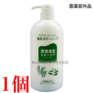 エクウス ティートリー ボディソープ 550ml 1個 中央薬品 医薬部外品 低刺激性スキンケア