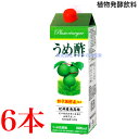 16時までのご注文【あす楽対応】 うめ酢 6本 1000ml 7-10倍濃縮 フジスコ 梅酢