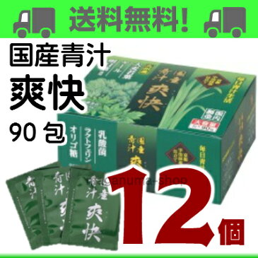 国産青汁 爽快 90包 12個大協薬品栄養機能食品(ビタミンB6)