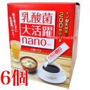 乳酸菌大活躍 nano 1.5g 60本 6個 中部薬品 ナノ型乳酸菌 スティックタイプ