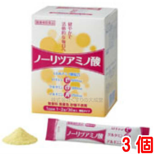 13時までのご注文 トキワ ノーリツアミノ酸 2.5g 30袋 3個 常盤薬品 ノエビアグループ