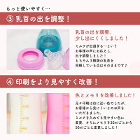 さらに乳首の噴出量の調整、印刷の色を見直しました!