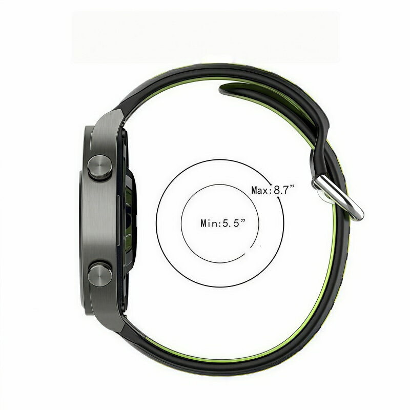 HUAWEI WATCH GT 5 Pro GT4 Buds GT 3 SE Pro 2 Pro バンド HUAWEI WATCH GT 5 46mm 通用 交換バンド ベルト シリコン 2色組み 交換ベルト 柔らかい 交換バンド HUAWEI WATCH series 着替え huawei watch gt 5 4 buds gt32 pro 2e 通気性 時計ベルド 替えベルド 運動 腕時計