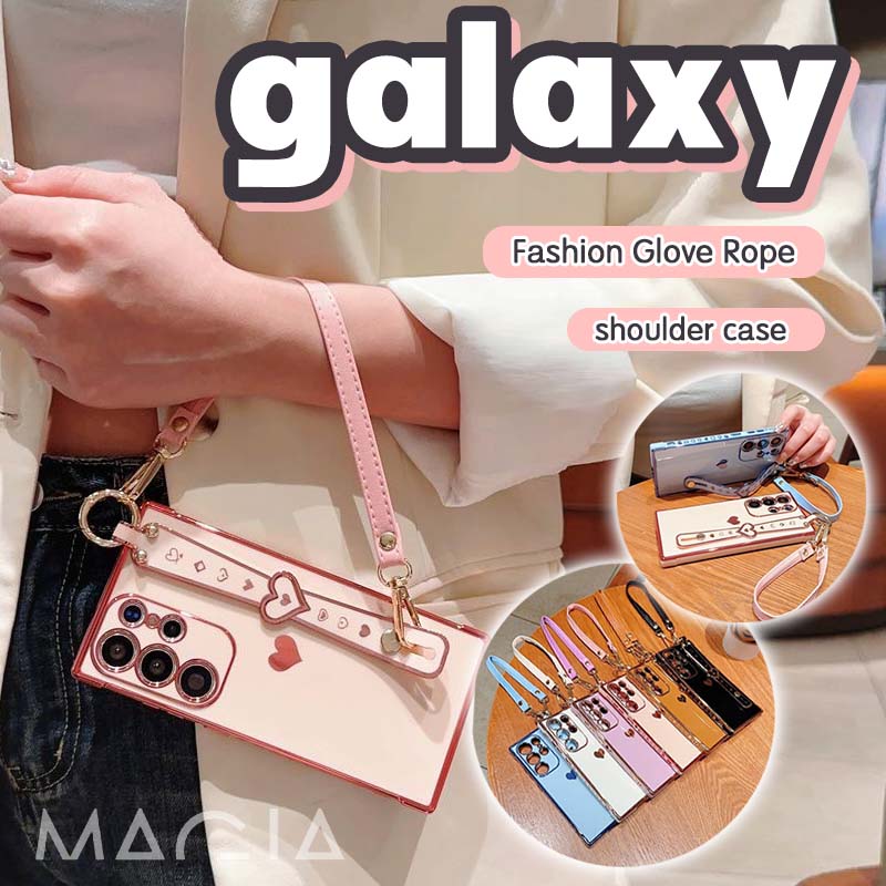 Rakuten - 軽量！ ギャラクシー Galaxy A36 S24 FE S25 Ultra A55 スマホケース スリム 薄型 落下防止 TPUケース ギャラクシー S23FE S23 S24 ウルトラ S22 Ultra S21 S21+ ケース ストラップ付 Galaxy A54 A53 A52カバー スマホベルト バンド ハンドストラップ ベルト付き 可愛い