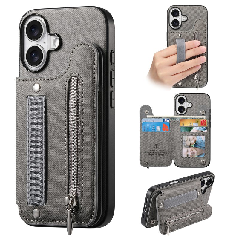 Rakuten - iPhone16e ケース カード収納 背面 小銭入れ iPhone16 ケース ベルト付き スタンド 16pro 16plus 16promax iphone15 ケース 15pro 15plus 15promax iphone14 ケース 14pro 14plus 14promax iphone13 iphone12 耐衝撃 落下防止 レンズ保護