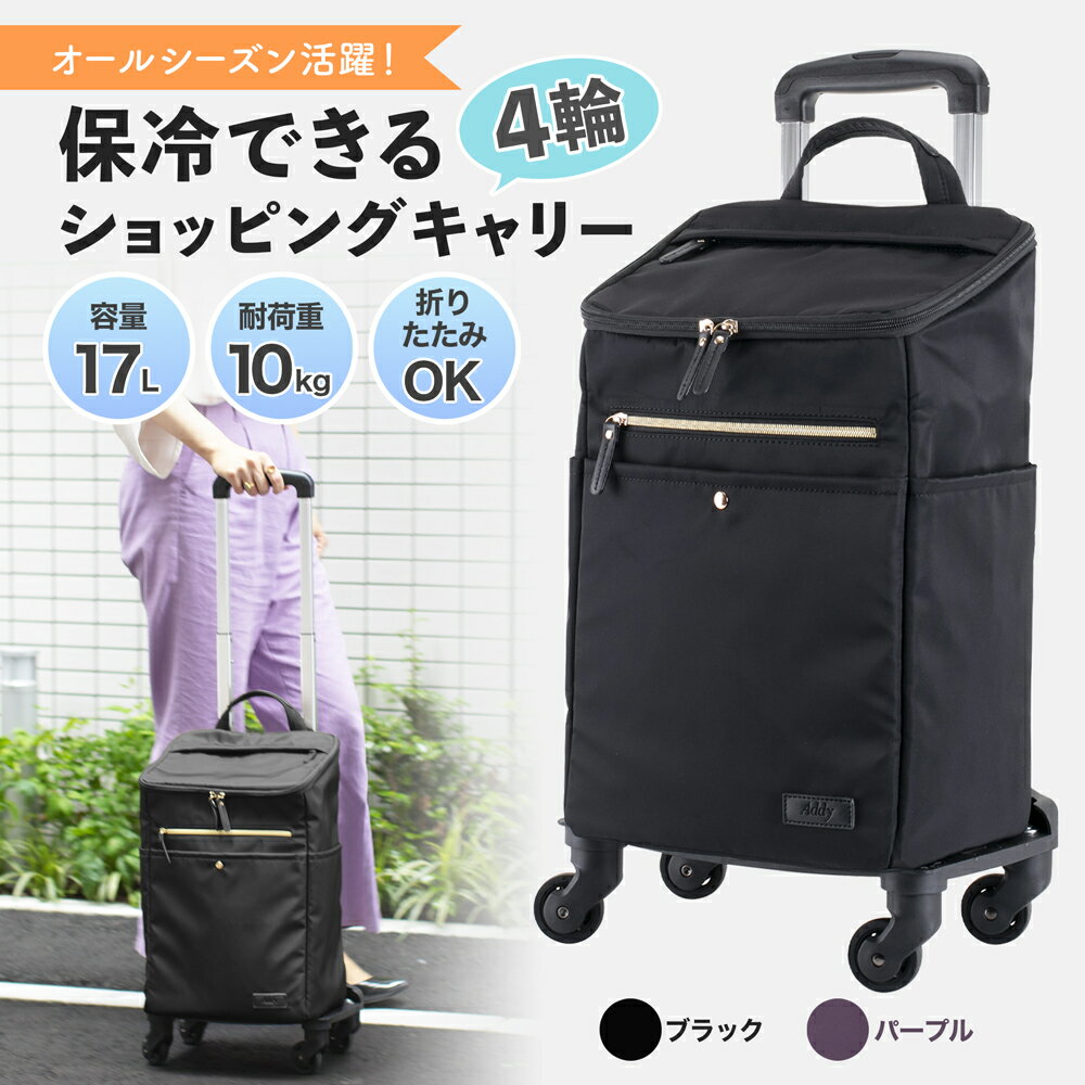 樂天商城 - オールシーズン活躍！保冷できる4輪ショッピングキャリー