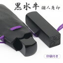 【送料無料】印鑑/はんこ(実印 女性/銀行印/認印)角印 職印 資格印 先生印 士業印 黒水牛印鑑 角寸胴 12mm 落款印(雅印・雅号印・姓名印・氏名印) ★...