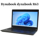 東芝 Toshiba dynabook R63/D Core i5 8GB SSD256GB 13.3型 Windows11 Pro 無線LAN Bluetooth WPS Office付き オフィス 中古パソコン ノートパソコン ノートPC 90日保証 