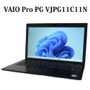 VAIO Pro PG VJPG11C11N 第8世代 Core i5 メモリ8GB SSD 256GB 13.3型 Windows11 Pro 無線LAN Bluetooth Webカメラ WPS Office付き オフィス ノートパソコン 中古パソコン ノートPC 90日保証 