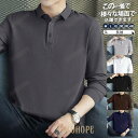 ポロシャツ 長袖 長袖ポロシャツ メンズ ゴルフウェア 秋 冬 トップス カジュアル 大きいサイズ 春 長袖 Tシャツ おしゃれ シンプル スポーツ 父の日 新...