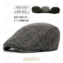ハンチング帽子 メンズ キャップ カシュケット チェック柄 通気 耐寒 防風 保温 頭周り調整 アウトドア 軽量 春 秋 冬 男性