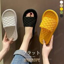 【ポイント10倍】「レディース スリッパサンダル キルティングデザイン フラットソール 履きやすい 軽量 クッション性あり おしゃれ シンプル 大人カジュアル 室内外兼用 ワンマイルコーデにも最適 春夏秋対応 痛くなりにくい 旅行やリラックスタイムにもおすすめ