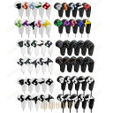 【ポイント10倍】ゴルフ ヘッドカバー アイアンカバー アイアン 用 10点セット 4番 5番 6番 7番 8番 9番 P番 A番 S番 X番 番手付 多彩