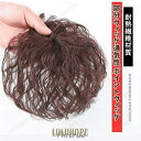 3D前髪ウィッグ 部分ウィッグ頭上部耐熱繊維 つむじ ヘアピース ワンタッチエクステ 女性部分かつら 白髪トップヘアピース カール ショート ウィッグ ロング ...