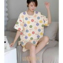 レディース パジャマ カップ付き 半袖Tシャツ 短パン 部屋着 上下セット ルームウェア 夏 大きいサイズ ウエストゴム 婦人用 涼しい 可愛い 通気