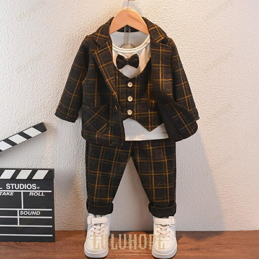 男の子 ベビー フォーマル スーツ 子供服 ベビー服 紳士風 フォーマル 赤ちゃん 子供 男の子 キッズ 上下3点 セット 80/90/100/110 男の子 ベビー フォーマル スーツ 子供服 ベビー服 紳士風 フォーマル 赤ちゃん 子供 男の子 キッズ 上下3点 セット 80/90/100/110