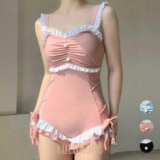 【ポイント10倍】フリルショルダー 可愛いワンピース 水着 レディース ビーチ プール 日焼け防止 セクシー 着痩せ 2024新作 白 ピンク ブルー 人気 おすすめ リゾート 海 休日 フェミニン 体型カバー 夏 【ポイント10倍】フリルショルダー 可愛いワンピース 水着 レディース ビーチ プール 日焼け防止 セクシー 着痩せ 2024新作 白 ピンク ブルー 人気 おすすめ リゾート 海 休日 フェミニン 体型カバー 夏