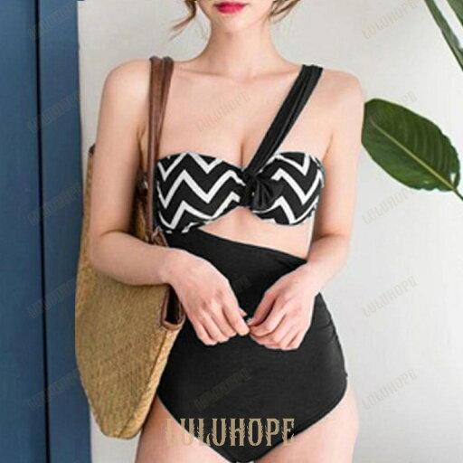 【ワンショルダー エレガントセクシー】レディースワンピース水着 夏 プール / ビーチ / リゾート 丸太パーツ レースデコ シースルー ハイウエスト 立体プリーツ 吸水速乾 【ワンショルダー エレガントセクシー】レディースワンピース水着 夏 プール / ビーチ / リゾート 丸太パーツ レースデコ シースルー ハイウエスト 立体プリーツ 吸水速乾