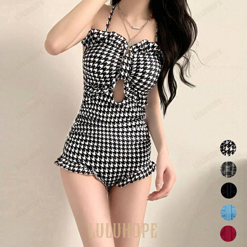 ワンピース水着 レディース モノキニ 夏 体型カバー ビキニ セパレート ワンピース水着 韓国風水着 ハイウエスト シンプルデザイン