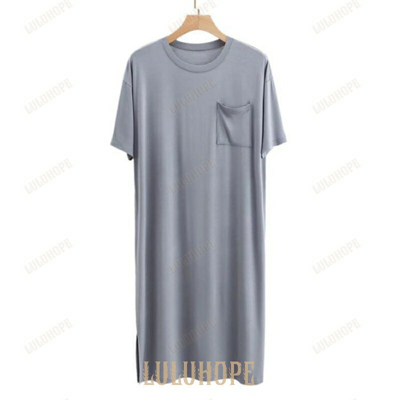 パジャマ メンズ ワンピース スリーパー パジャマ モダール uネック 春 夏 パジャマ 男性 ネグリジェ ルームウェア 部屋着 寝間着 薄手 肌に優