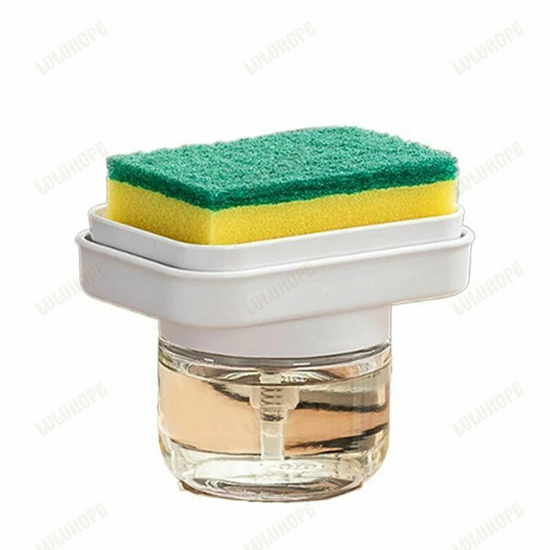 おしゃれ ソープディスペンサー 食器洗い 石鹸 省力 台所 食器用洗剤 ブルー 洗剤入れ スポンジホルダー キッチングッズ 使いやすい 送料無料 洗剤 スポンジ置き スポンジトレー 片手 小型 スポンジラック ホワイト キッチンスポンジホルダー 石けん