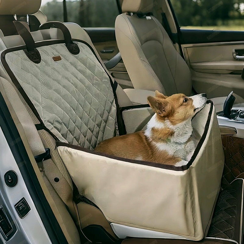 ペットカーシート ドライブボックス ペット ペットキャリーバッグ 顔が出る ペット 犬 猫 お出かけ 子..