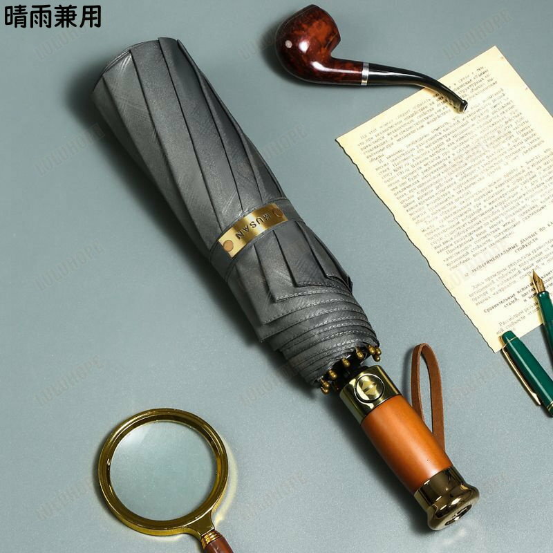 メンズレディース 屈強な10本骨 自動開 傘 大きめ 軽量 ジャンプ 雨傘 日傘 おしゃれ 晴雨兼用超撥水 ..