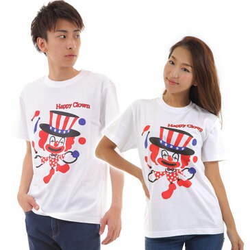 Happy Clown VIVA Juggling Tシャツ 男女兼用 【ピエロTシャツ クラウン S M L サイズ ジャグラー ジャグリング スタッフ スロット パチスロ イベント】ネコポス発送 ハロウィン仮装 マジックナイト MN529