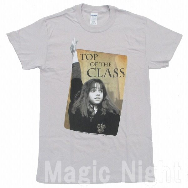 ハリーポッター Top of the Classゴーストホワイト フロントプリント 【USA版 Harry Potter ハーマイオニー Tシャツ】 S M Lサイズ ネコポス発送 マジックナイト HP1010のサムネイル