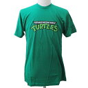 タートルズTシャツ TURTLESロゴ ケリーグリーンS M Lサイズ ネコポス発送 マジックナイト TM1034