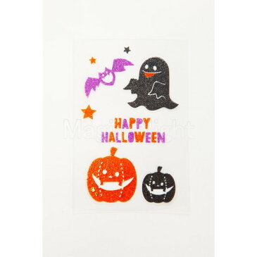 フェイスシール KIDSシール パンプキンとおばけ【ハロウィン 仮装 コスプレ メイク フェイスペイント フェイスタトゥ キッズ シール】 定形外発送可 1p94円 2p140円 マジックナイト RQ4282
