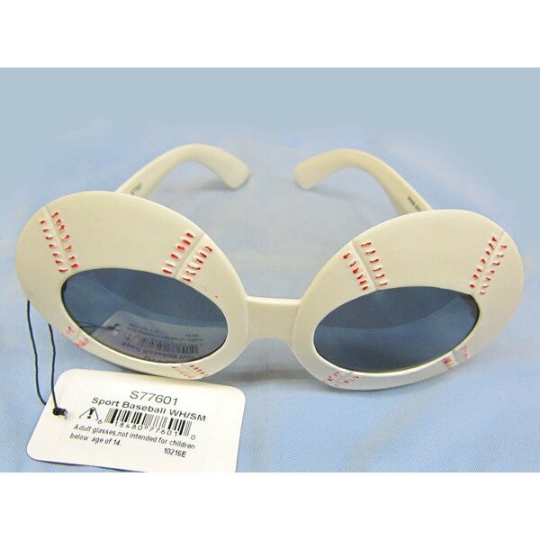 ベースボールサングラス【おもしろ眼鏡 パーティメガネ 面白メガネ サングラス パーティグッズ 野球 応援 グッズ】定形外発送可 1p300円 マジックナイト EL332430