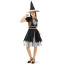 ウィッチレディ ノワール 女性用 レディース Ladies【ハロウィン コスプレ ウィッチ 魔女 衣装 コスチューム 仮装】マジックナイト JG4320