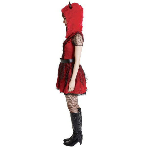 モンスターデビル 女性用 レディース Ladies【ハロウィン 衣装 コスチューム 悪魔 仮装 大人用 赤 レッド】マジックナイト CS847939