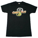 カラテキッド Tシャツ COBRA KAI【USA版 半袖 tシャツ フロント バックプリント 前後プリント ブラック 黒 The Karate Kid ベスト キッド 悪役 コブラ会 空手】S M Lサイズ ネコポス発送 マジックナイト KK512