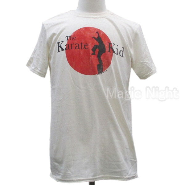 カラテキッド 80s Logo Vintage【USA版 半袖 tシャツ フロントプリント 前面プリント ダーティホワイト The Karate Kid ベスト キッド 沖縄 空手 ダニエル】S M Lサイズ ネコポス発送 マジックナイト KK501N