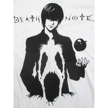 デスノート B&W Ryuk in Silhouette Tシャツ リューク シルエット ブラック&ホワイト【アニメ 映画 デスノート ロゴ 夜神月 死神リューク メンズ 白】S M Lサイズ ネコポス発送 マジックナイト NOAS2029