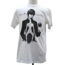 デスノート B W Ryuk in Silhouette Tシャツ リューク シルエット ブラック ホワイト【アニメ 映画 デスノート ロゴ 夜神月 死神リューク メンズ 白】S M Lサイズ ネコポス発送 マジックナイト NOAS2029