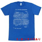 BTF Delorean Schematic（スケマティック） 青【バックトゥザフューチャー Tシャツ タイムマシン デロリアン 2015年10月21日】S M Lサイズ ネコポス発送 マジックナイト BTF524